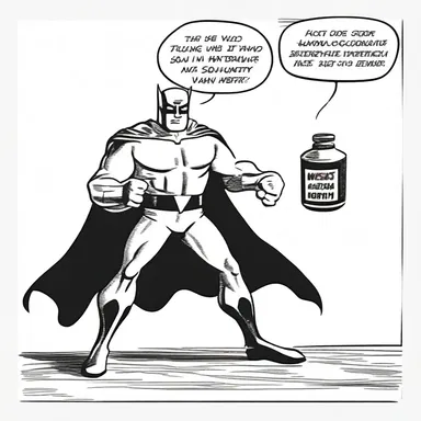 In the comic strip, the superhero's sidekick always carried a special gadget that weighed exactly a dag.