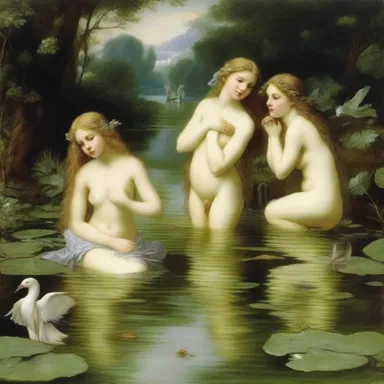In Greek mythology, pond scum was believed to be formed from the tears of the water nymphs.