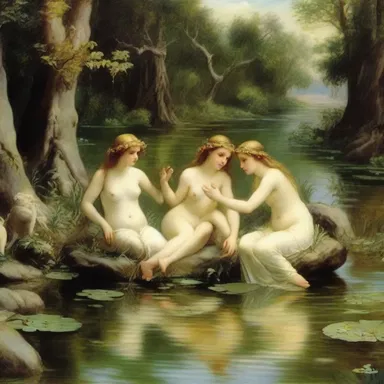 In Greek mythology, pond scum was believed to be formed from the tears of the water nymphs.