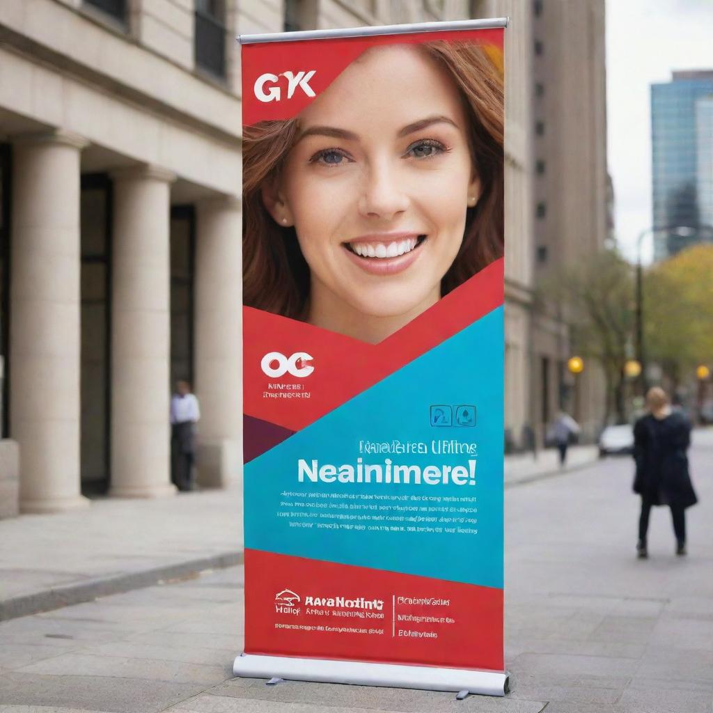 Generate an X-banner displaying a promotion about quality awareness, featuring bold typography, symbolic icons, and a cohesive color scheme which reinforces the message of quality.