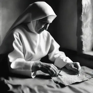 The nuns spent hours every day carefully unpicking the worn seams of their habits.