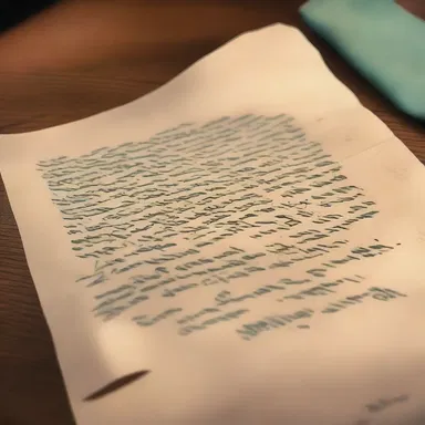 The detective carefully unpicked the stitching on the torn letter, hoping to find a hidden clue within.