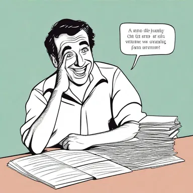 Why did the joke writer unpick all his comedic lines? Because he wanted to start from scratch and create fresh material.