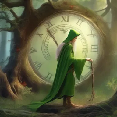In the magical world of elves, they can unpick the fabric of time to alter the course of events.