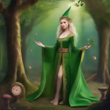 In the magical world of elves, they can unpick the fabric of time to alter the course of events.