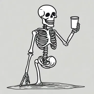 Why did the skeleton go to the party alone? Because he had no corpus to bring!