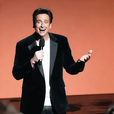 The comedian told an unstaged joke that had the audience roaring with laughter.