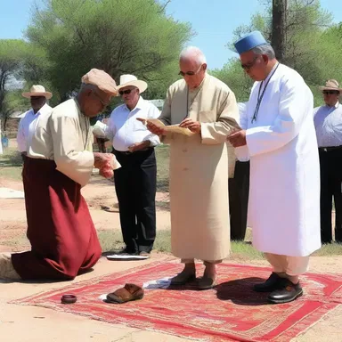The small town held a prayer ceremony, asking for divine guidance to bless the wildcatter's exploration and grant them abundant oil reserves.
