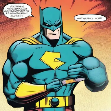 In the comic book, the superhero discovered an unsharpened pencil and used it to defeat the villain by creatively using its dull point.