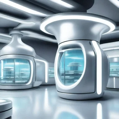 In the futuristic world of Xenon-9, the creamery was an advanced facility that utilized advanced robotics to produce and sell dairy products to alien species.