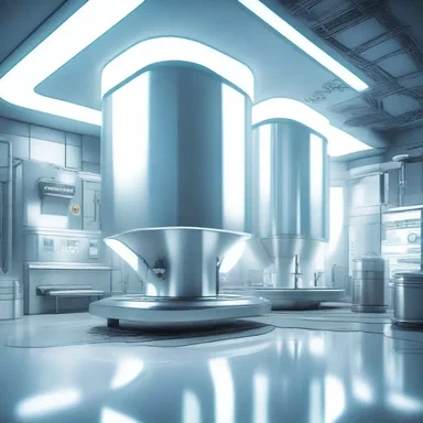 In the futuristic world of Xenon-9, the creamery was an advanced facility that utilized advanced robotics to produce and sell dairy products to alien species.