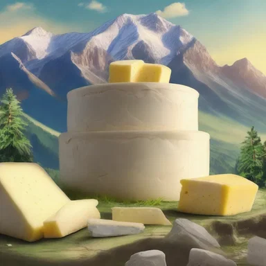 According to ancient Greek mythology, the creamery of Mount Olympus was where the gods produced divine butter and cheese that granted immortality to those who tasted them.