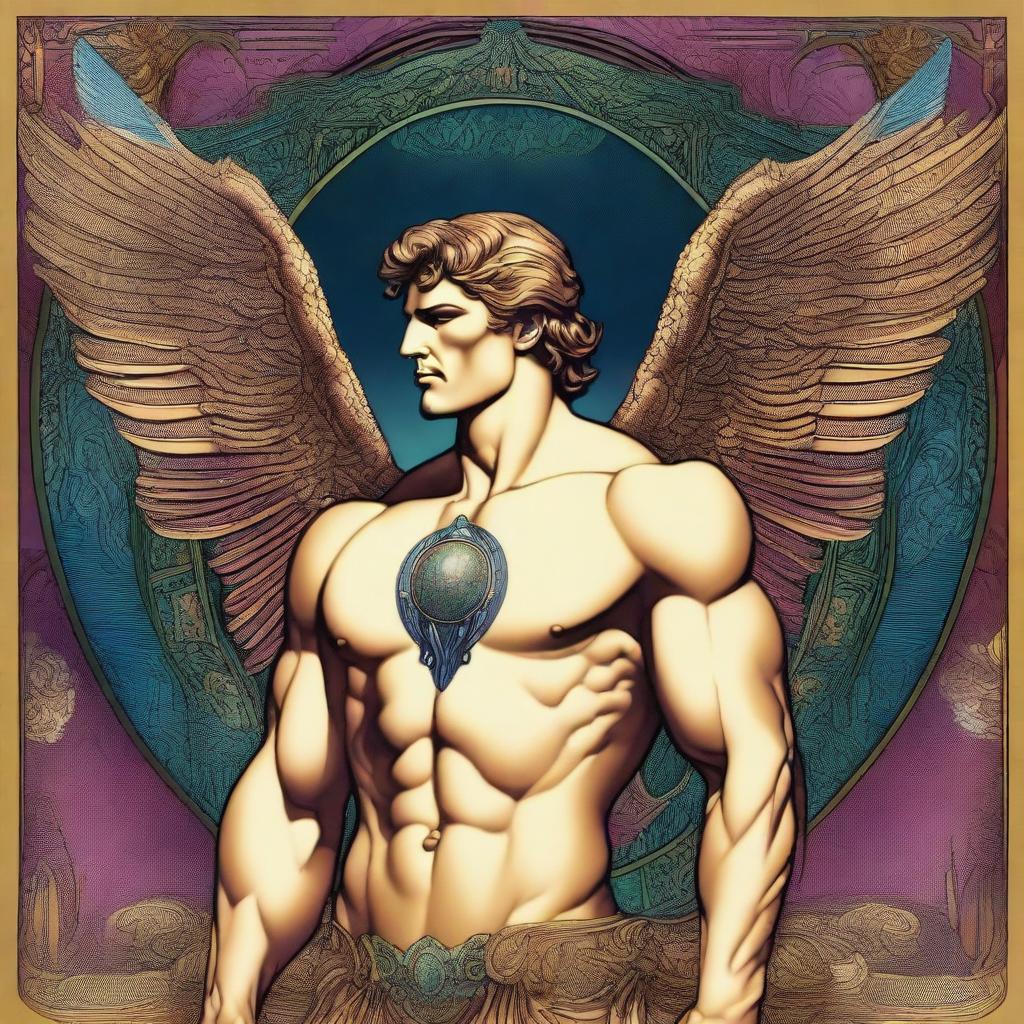 A superfine detailed, color ink on paper masterpiece in the neoclassic fantasy style of the Celestial Empire