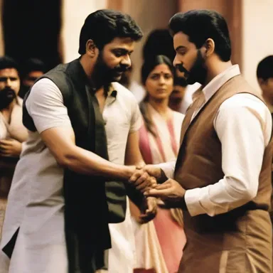 The film director used sprung rhythm in the script to give a realistic and authentic feel to the dialogues spoken by the actors.