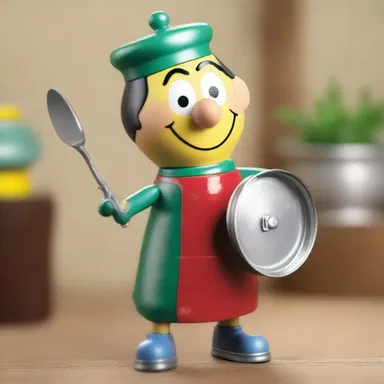 In the animated TV show, the tinner character skillfully crafted tinware using inventive techniques.