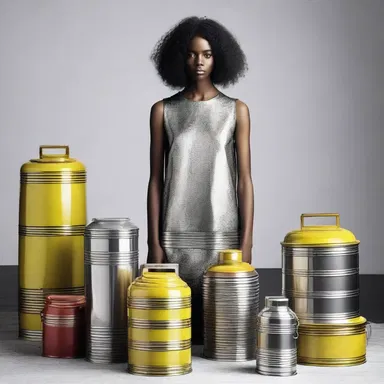 The fashion designer incorporated tinware elements into their collection, collaborating with a talented tinner to create innovative and eye-catching pieces.