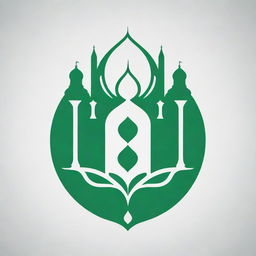 A logo for a teen mosque group, 'REMAS OFFICIAL', designed in green and white colors with a modern Islamic aesthetic.