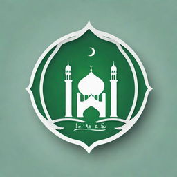 A logo for a teen mosque group, 'REMAS OFFICIAL', designed in green and white colors with a modern Islamic aesthetic.