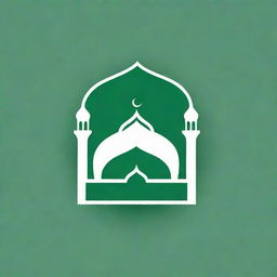 A logo for a teen mosque group, 'REMAS OFFICIAL', designed in green and white colors with a modern Islamic aesthetic.