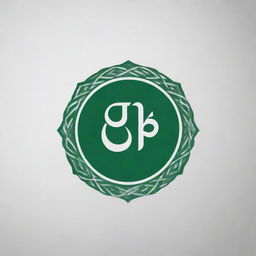 Modify the previous logo to prominently feature the text 'REMAS' in the design, maintaining the green and white color scheme and modern Islamic aesthetic.