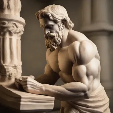 According to Greek mythology, Hephaestus used a magical firmer chisel to create exquisite wooden sculptures.