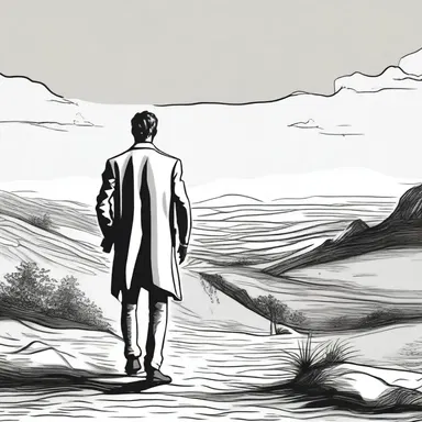 The protagonist's sense of direction became a metaphor for his internal struggle as he navigated through the complex plot of the novel.