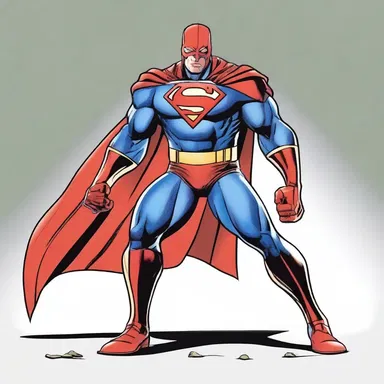 The superhero in the comic book had a setose costume, with protective barbs all over to defend against enemies.