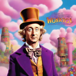 A high-quality digital art image that captures the whimsical world of Willy Wonka