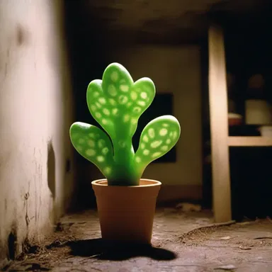 The horror movie featured a scene where a character discovered a mysterious plant with campylotropous ovules growing in their basement.