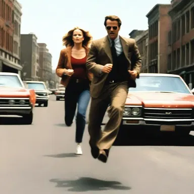 The impellent soundtrack during the chase scene added to the excitement of the film.
