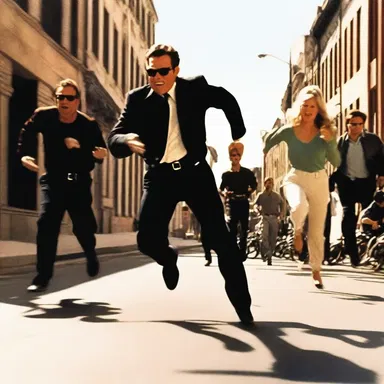 The impellent soundtrack during the chase scene added to the excitement of the film.