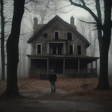 In the horror movie, the protagonist must rebuild his life after escaping the haunted house.
