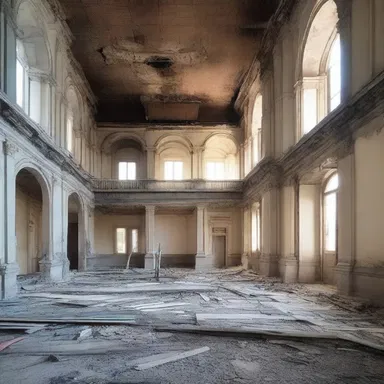 The architect had to come up with a plan to rebuild the historical building after it was damaged in a fire.