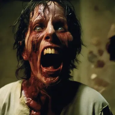 The horror movie depicted scenes of extreme mental anguish, sending chills down the audience's spines.