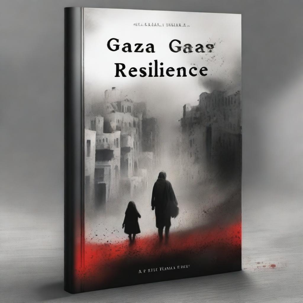 A high-quality digital art image of a book cover titled 'Gaza and Resilience'