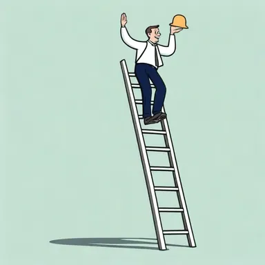 Why did the salaried employee bring a ladder to work? Because they wanted to climb the corporate ladder!