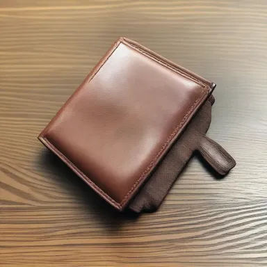 As a prank, he gifted his friend a wallet made of imitation leather, knowing how much he loved genuine leather.