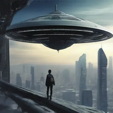 In the science fiction novel, the protagonists use the widow's walk to monitor incoming alien spaceships.