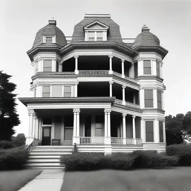 The author vividly described the widow's walk on the coastal mansion, which served as a symbol of longing and loneliness in the story.