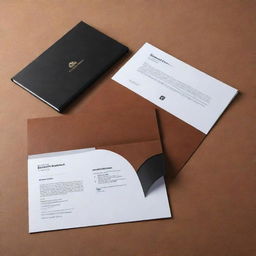 Generate a professional title page for a marketing report. Include the company name 'Jafferjees', a brand dealing with leather goods. Show some tasteful and elegant designs in the background made from high-quality leather products.