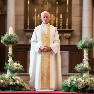 During the ceremony, the priest adorned the altar with eglantine flowers as a symbol of purity and devotion.