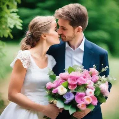 As a romantic gesture, he surprised her with a bouquet of eglantine, her favorite flowers, on their anniversary.