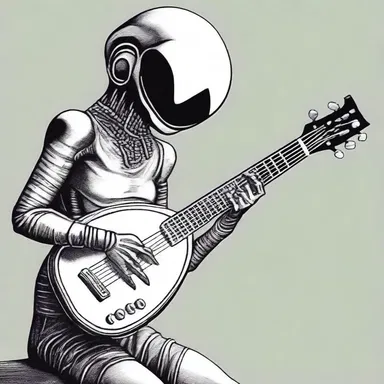 In the science fiction novel, the alien race used sitars to communicate with humans.