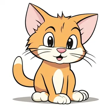 In the cartoon, Tom and Jerry, Tom is portrayed as a mischievous tabby cat.