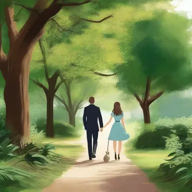 The young couple took a stroll through the picturesque park, blissfully unaware of the varmints scurrying in the bushes.
