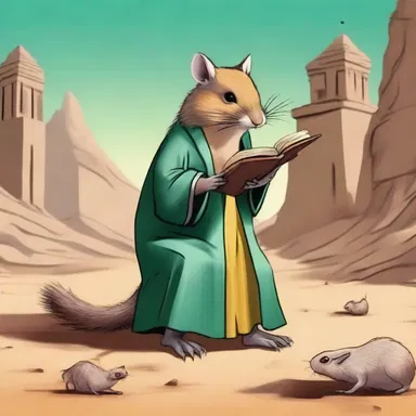 According to the ancient scriptures, the deity sent a varmint to test the faith of the chosen prophet.