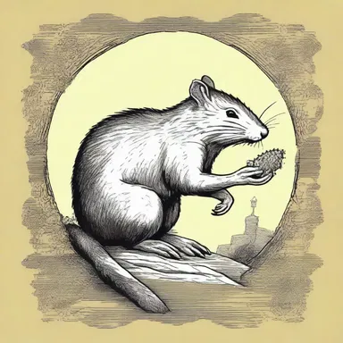 According to the ancient scriptures, the deity sent a varmint to test the faith of the chosen prophet.