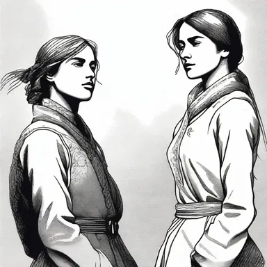 In the novel, the protagonist's stiffness in her beliefs caused conflicts with other characters.