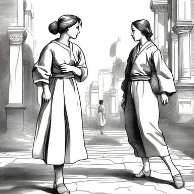 In the novel, the protagonist's stiffness in her beliefs caused conflicts with other characters.