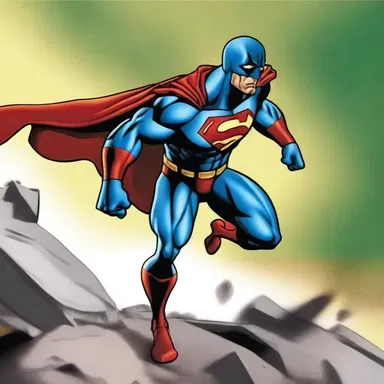 The superhero's stiffness made it difficult for him to move quickly and maneuver during battles.
